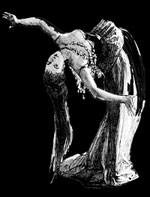 image of lady bending over backwards